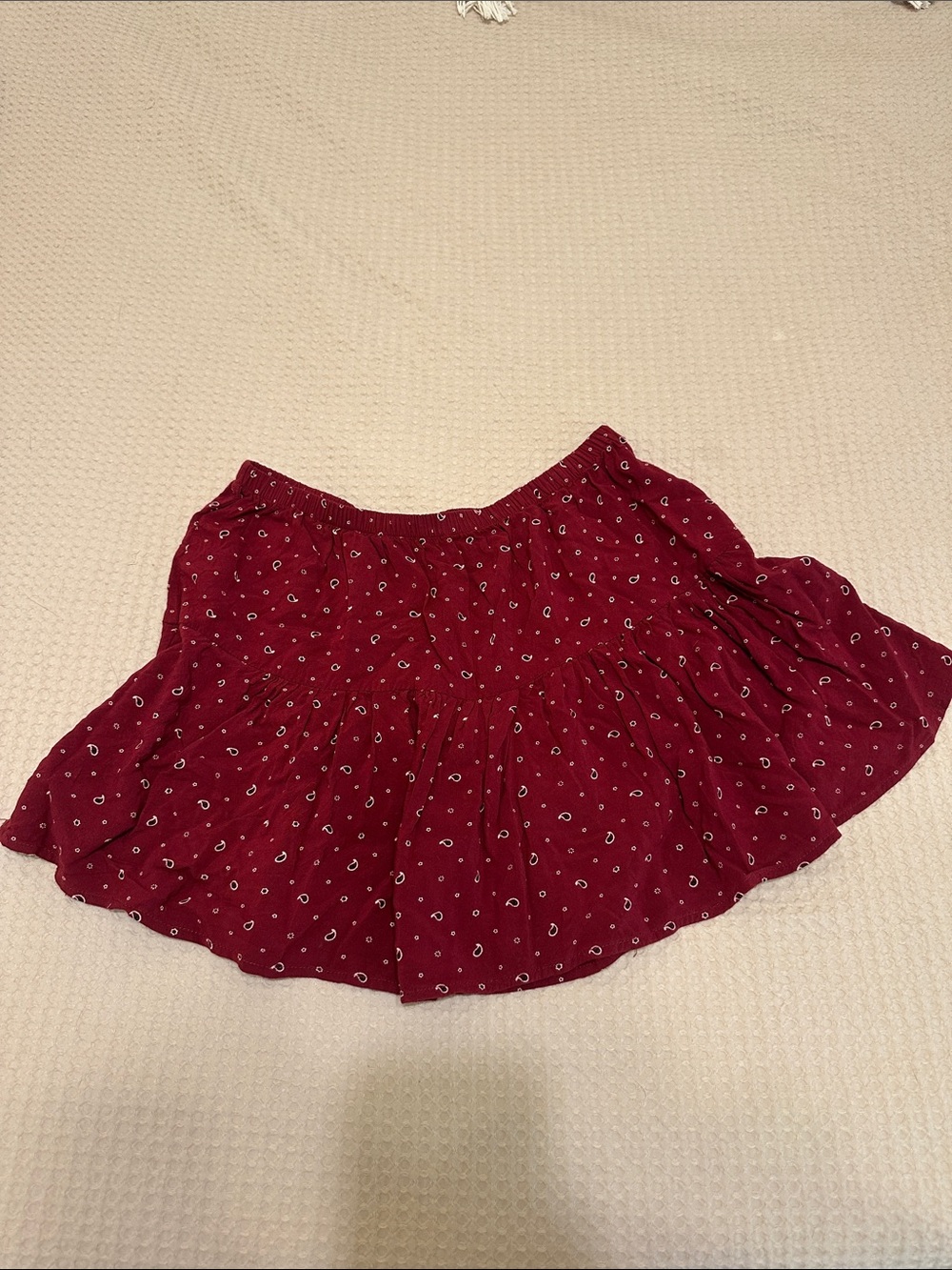 Cotton on paisly Tiered Mini Skirt